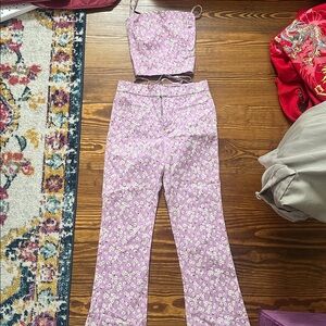 Zara Purple Floral Set